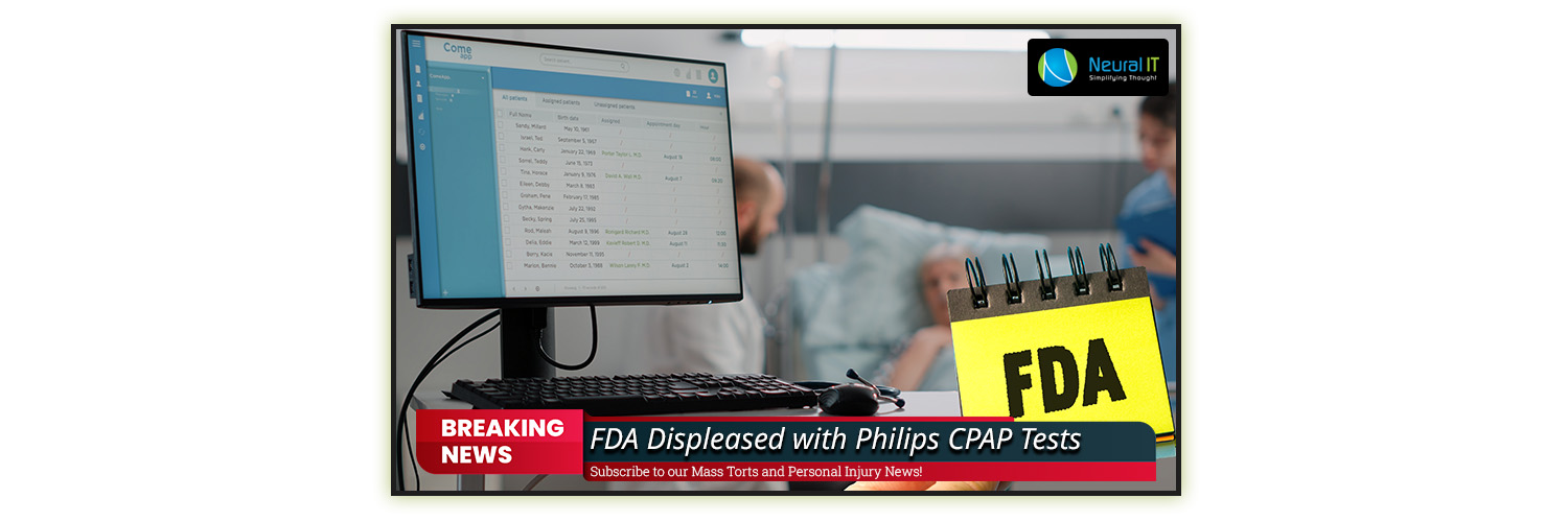 FDA Displeased with Philips CPAP Tests