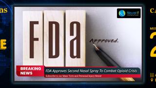 FDA Approves Second Nasal Spray To Combat Opioid Crisis