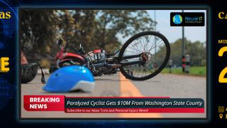 Paralyzed Cyclist Gets $10M From Washington State County