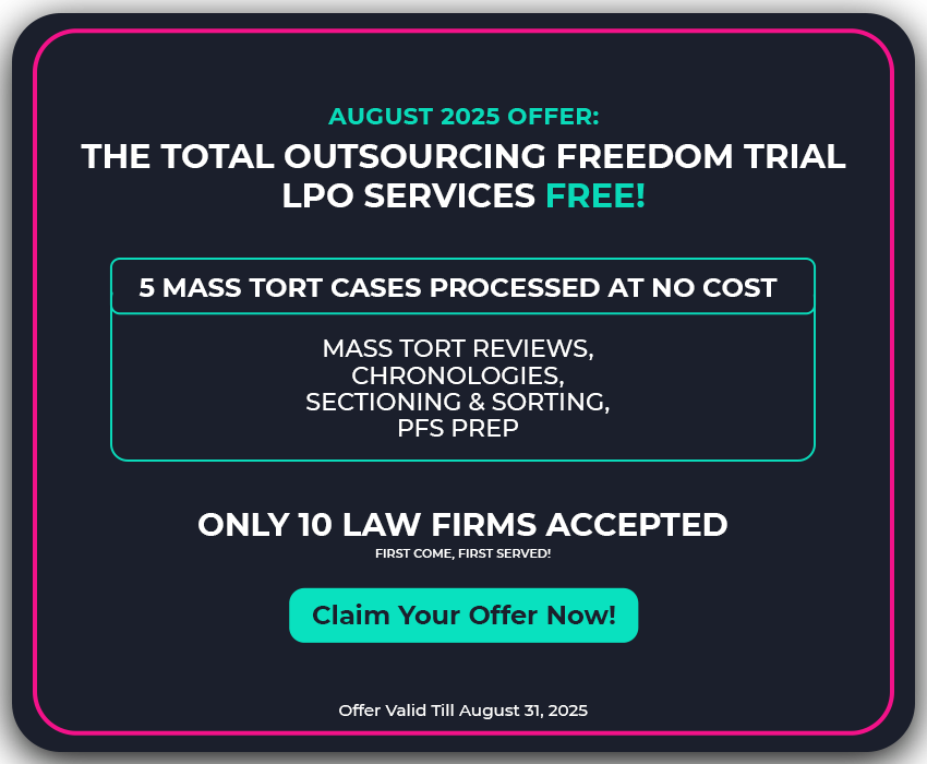 Medical Legal Outsourcing offer